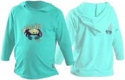 ONeill O'Neill Toddler Skins Hoody Rashguard (U.P.F. 50+) Lagoon