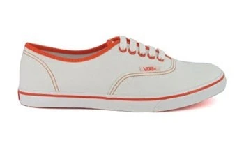 Vans Authentic Lo Pro Sneakers White Orange 4 Vans Authentic Lo Pro Sneakers White Orange - Afbeelding 2