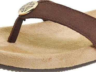 Roxy Vamonos Female Suede Slippers Brown 4 Roxy Vamonos Female Suede Slippers Brown - Afbeelding 2