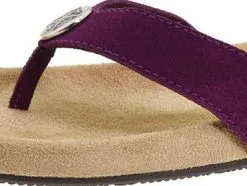 Roxy Vamonos Leather Female Slippers Purple 10 Roxy Vamonos Leather Female Slippers Purple -Snowboards Verkoop 15364 detail