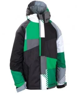 686 Boys Mannual Max Snowboard Jacket Green 5K