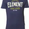 Element New York SS F Indigo T-shirt (XS) -Snowboards Verkoop 17528 element new york ssf front