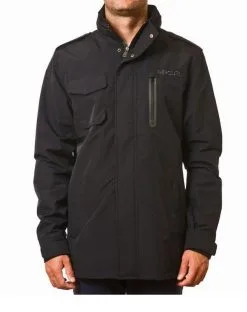 Rip Curl Guru Water Repellent Jacket Black (large Fit)
