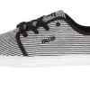 Fallen Daze Shoes White / Black Stripes