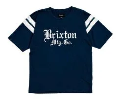 Brixton Vincent Knit T-shirt Navy