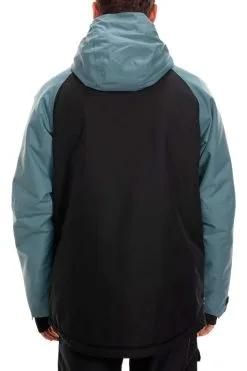 Voorkant -Snowboards Verkoop 686 geo insulated jacket 10k goblin blue 2020 rear 21152