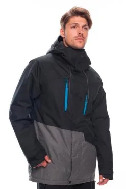686 Geo Insulated Snowboard Jacket 10K Black -Snowboards Verkoop 686 geo insulated snowboard jacket side black 20721