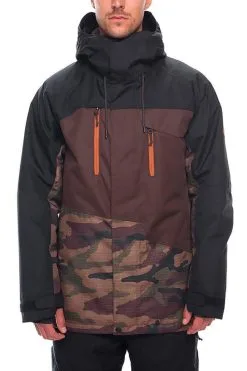 686 Geo Insulated Snowboard Jacket Dark Camo 10K