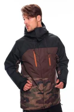686 Geo Insulated Snowboard Jacket Dark Camo 10K -Snowboards Verkoop 686 mens geo insulated jacket camo model l8w113 20353