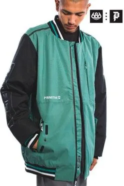 686 Primitive Tech Bomber Jacket 10K Marine Green