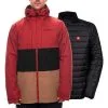 686 Smarty Form 3-in-1 Snowboard Jacket 20K Rusty Red -Snowboards Verkoop 686 smarty jacket rusty red front 3in1 20724