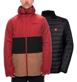 686 Smarty Form 3-in-1 Snowboard Jacket 20K Rusty Red