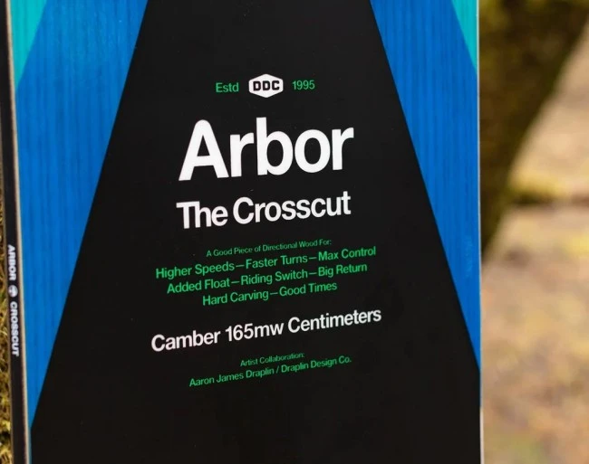 Arbor Crosscut Snowboard 159W Camber 2024 AM/FR 4 Arbor Crosscut Snowboard 159W Camber 2024 AM/FR - Afbeelding 2