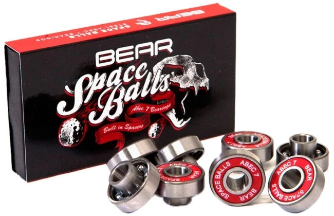 Bear Trucks Bear Space Balls Abec 7 Spacer Bearings 3 Bear Trucks Bear Space Balls Abec 7 Spacer Bearings