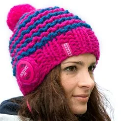 Beatpack Handmade Striped Beanie AKG Pink M