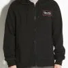 Brixton Grade Zip Hooded Fleece Black -Snowboards Verkoop brixton grade zip hooded fleece black 18122