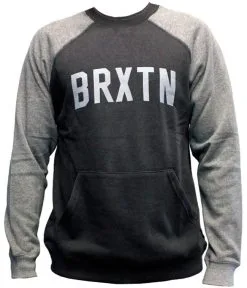 Brixton Hamilton Crew Fleece Washed Black