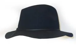 Brixton Wesley Fedora Hat Black