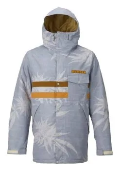 Burton Hoosick Snowboard Parka Tropical Trip Harvest Gold 10K (M Only)