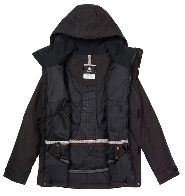 Burton Jet Set Female Snowboard Jacket 10K Black (L Only) 5 Burton Jet Set Female Snowboard Jacket 10K Black (L Only) - Afbeelding 3