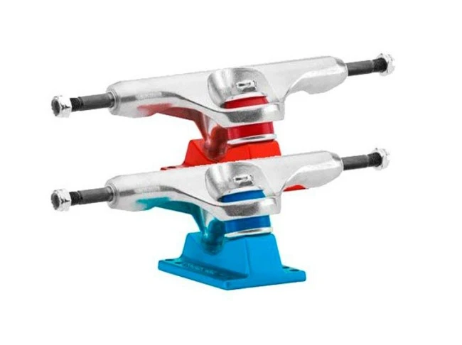 Caliber Standard 9" Axle II Trucks 160 Mm Raw/satin Red Or Blue (set) 3 Caliber Standard 9" Axle II Trucks 160 Mm Raw/satin Red Or Blue (set)