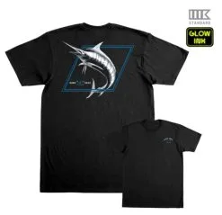 Dark Seas Marlin Glow T-shirt Black