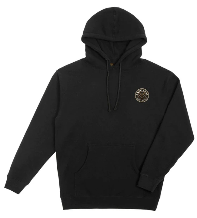 Dark Seas Moniker Heavyweight Hooded Fleece Black 3 Dark Seas Moniker Heavyweight Hooded Fleece Black