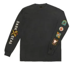 Dark Seas Saigon T-shirt Long Sleeve Black