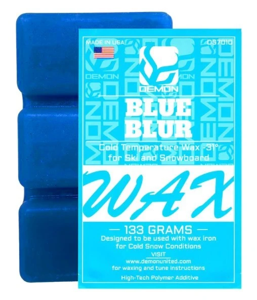 Demon Blue Blur Cold Ski And Snowboard Wax (113 Gr) 3 Demon Blue Blur Cold Ski And Snowboard Wax (113 Gr)