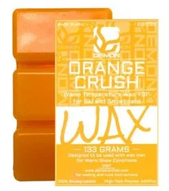 Demon Orange Crush Warm Ski And Snowboard Wax (113 Gr)