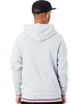 Etnies Johnson Zip Hooded Grey Heather -Snowboards Verkoop etnies johnson zipped hoodie grey heather rear 21007