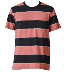 Globe Bootleg Dreams Stripe T-shirt Red Smoke