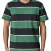 Globe Bootleg Dreams Stripe T-shirt Sea Green