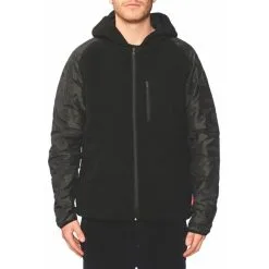 Globe Fielder Reversible Jacket Black-Polartec (M Only) -Snowboards Verkoop globe fielder reversible jacket reverse front black polartec 21043