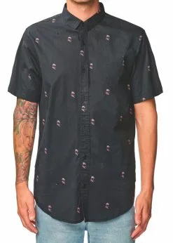 Globe Wasteland SS Shirt Washed Black