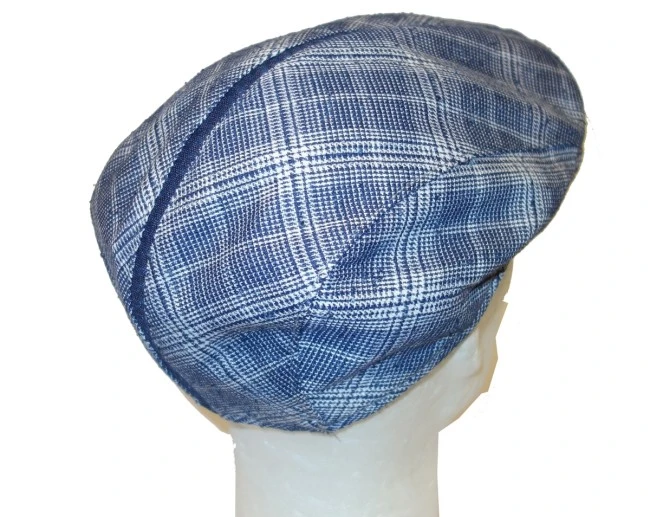 Herman Range 030 Shaped Flat Cap Blue 4 Herman Range 030 Shaped Flat Cap Blue - Afbeelding 2