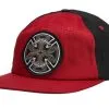 Independent Cab Flourish Snapback Cap Black/maroon