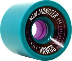 Landyachtz Mini Monster Hawgs 70 Mm (set Of 4 Wheels) -Snowboards Verkoop landyachtz mini monster hawgs teal 78a 1972002