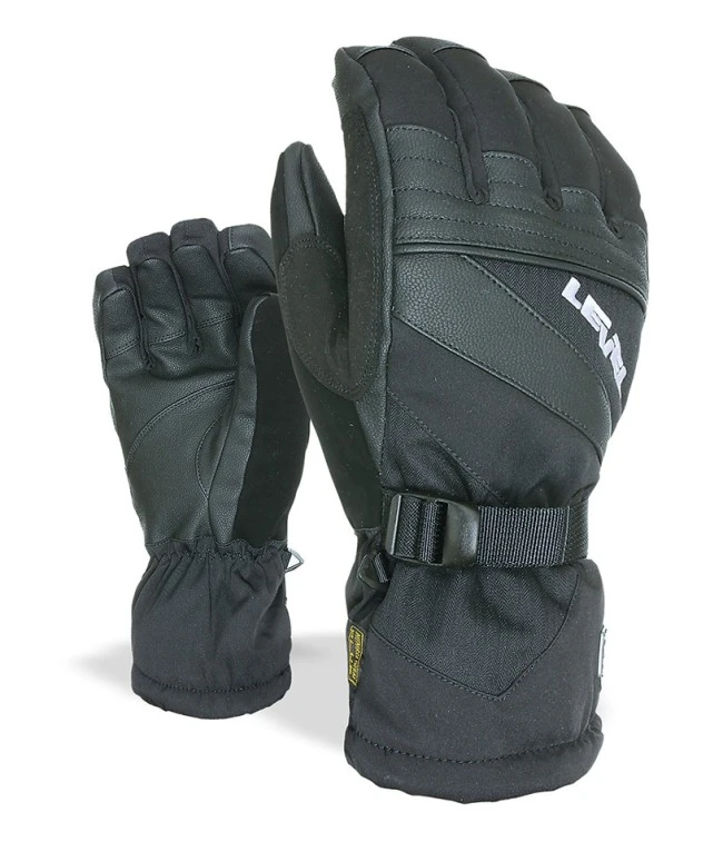 Level Gloves Level Patrol Ski Snowboard Gloves Black 3 Level Gloves Level Patrol Ski Snowboard Gloves Black