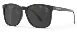 Mariener Mana Matte Black Rubber Dark Smoke Polarized® Flexible Sunglasses
