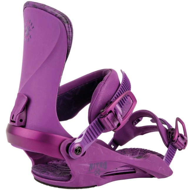 Nitro Cosmic Female Snowboard Binding Violet 4 Nitro Cosmic Female Snowboard Binding Violet - Afbeelding 2