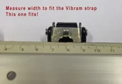 Nitro Toe Replacement Strap Vibram With Clamp Black (set) -Snowboards Verkoop nitro toe cap replacement buckle size 05 19735