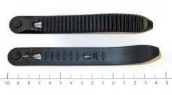 Nitro Toe Cable Strap Connector S-curv Black Ratchet Side (set)