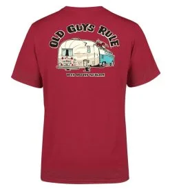 Old Guys Rule Been Around The Block II T-shirt Cardinal Red