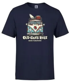 Old Guys Rule Good Vibrations III T-shirt Navy