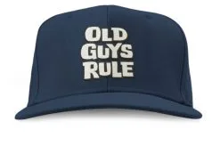 Old Guys Rule Stacked Logo Cap Blue Dusk
