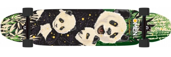 Omen Panda Dancer 48" Complete Dance Longboard 5 Omen Panda Dancer 48" Complete Dance Longboard - Afbeelding 3