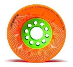 Orangatang Caguama 85 Mm Wheels (set Of 4) -Snowboards Verkoop orangatang caguama 85mm wielen oranje front 20537