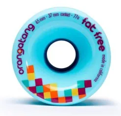 Globe Orangatang Fat Free 65 Mm Wheels -Snowboards Verkoop orangatang fat free blue 65mm wielen front 16655