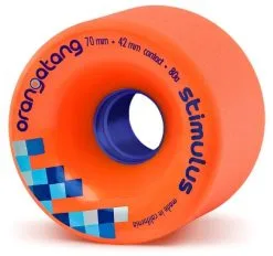 Globe Orangatang Stimulus 70 Mm Wheels -Snowboards Verkoop orangatang stimulus 70 mm longboard wheels orange 16745